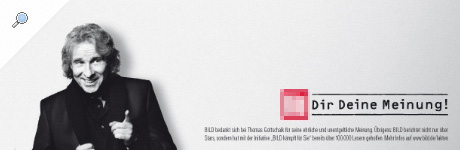 Das Gottschalk-Plakat fÃ¼r Springers Bild-Kampagne